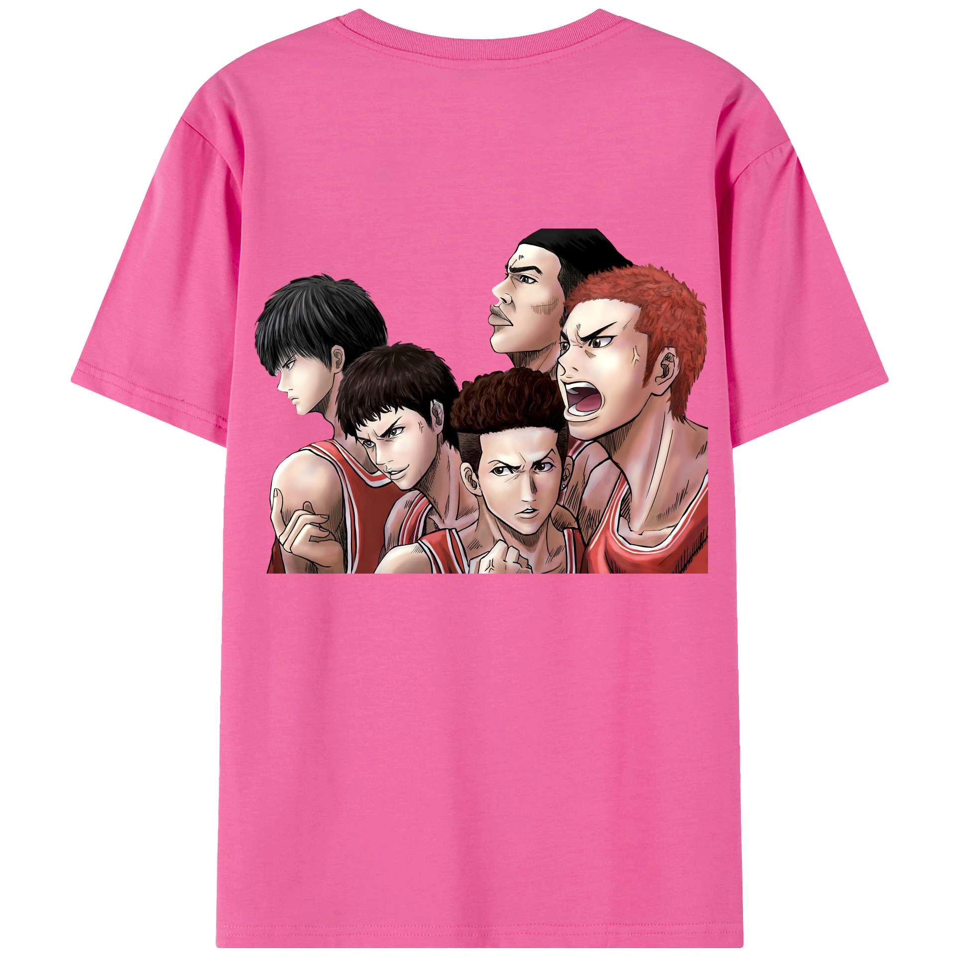 SLAM DUNK／スラムダンク レディース半袖Tシャツ(バックプリント)